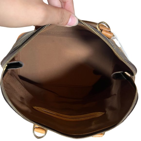 Authentic Louis Vuitton Satchel Bag Alma Monogram Used LV Handbag Vintage - Picture 9 of 11